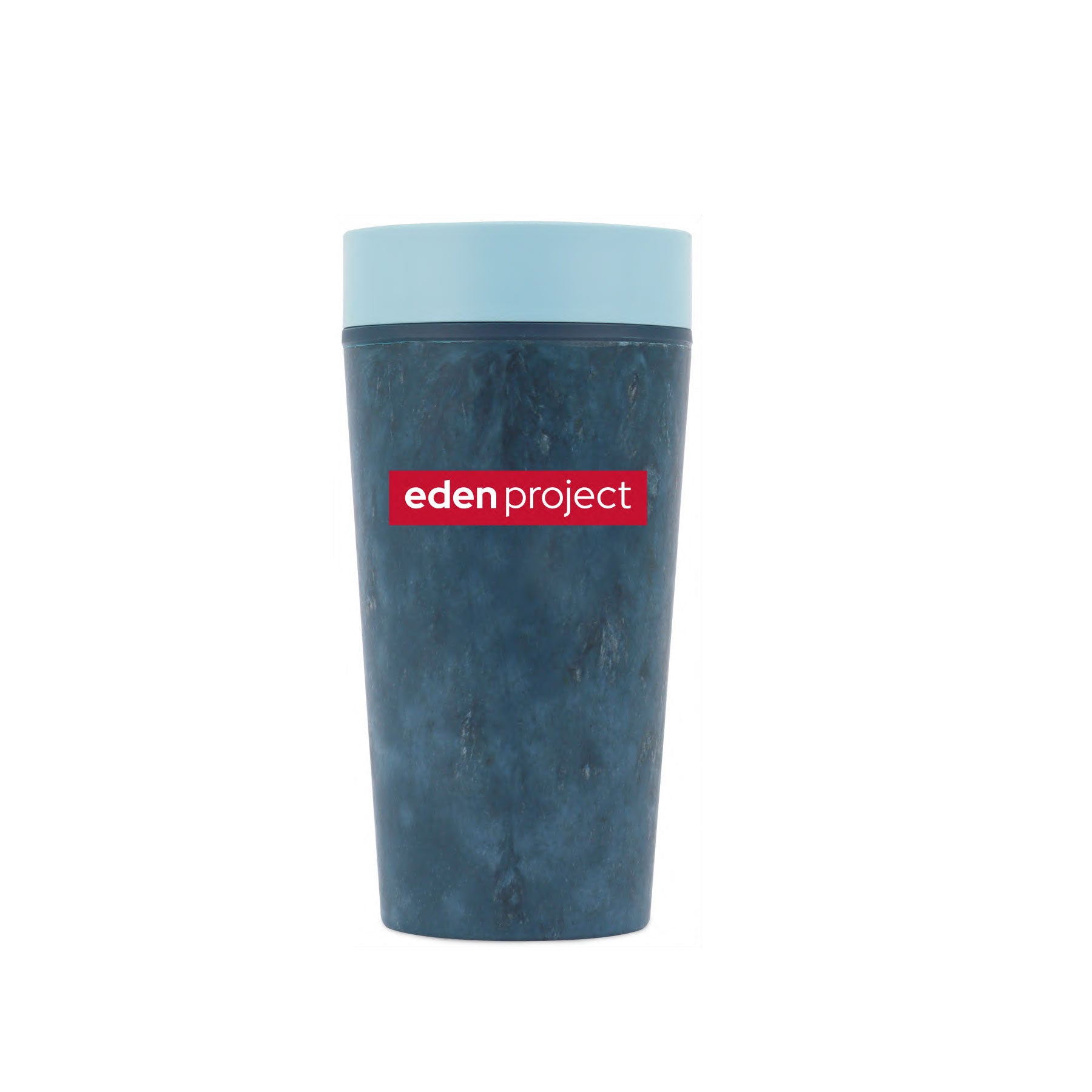 Reusable coffee cup made from fabric waste