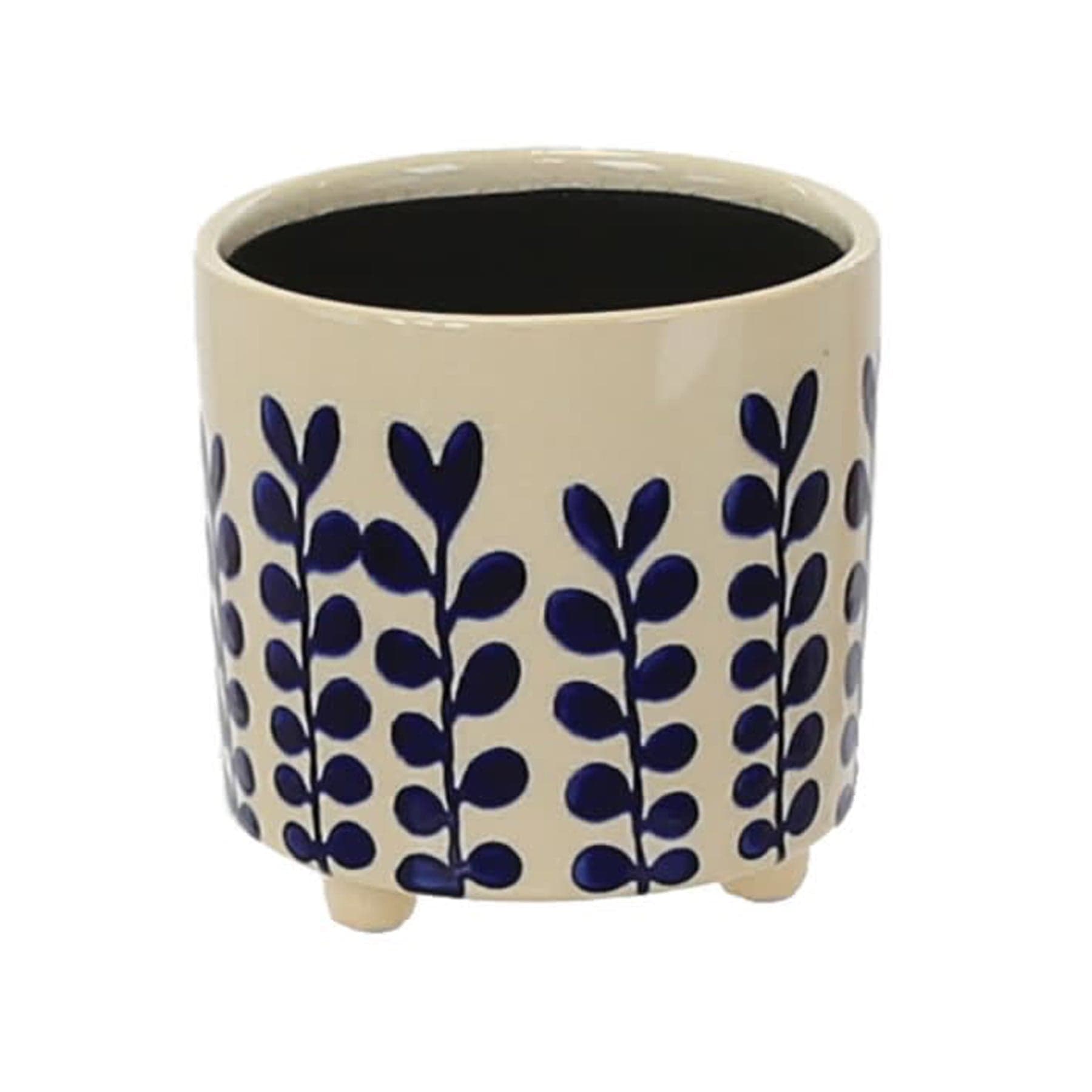 Blue leaf indoor plant pot 14cm