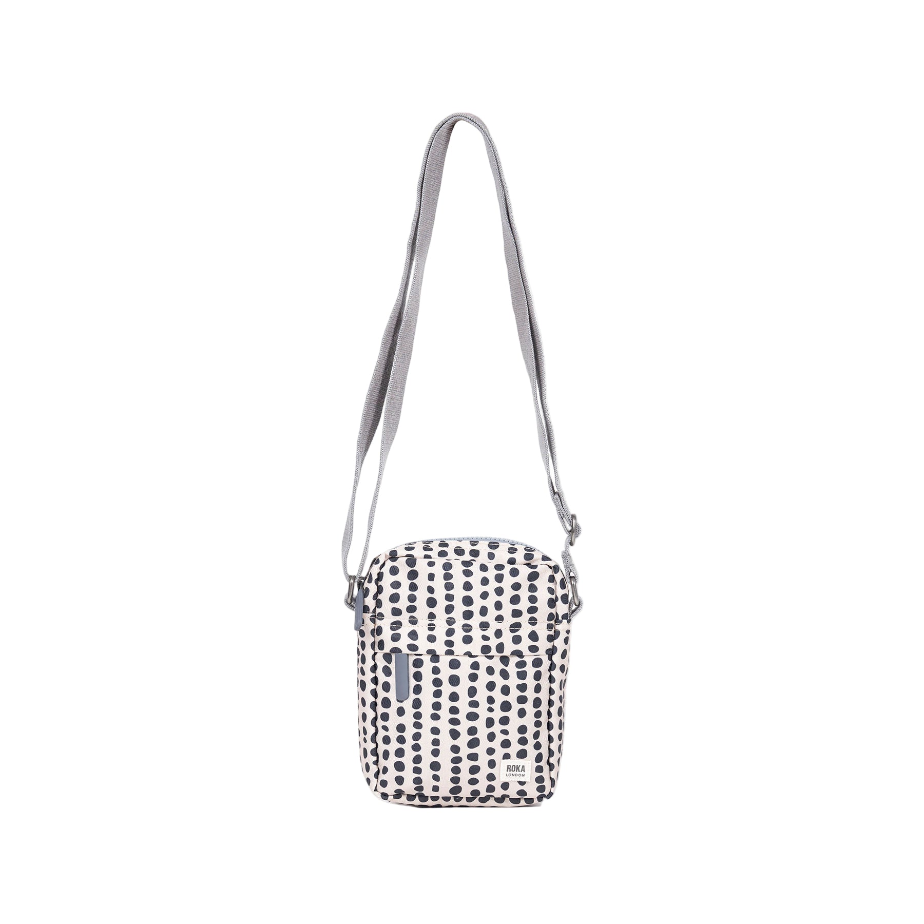 Bond linear dot recycled canvas crossbody