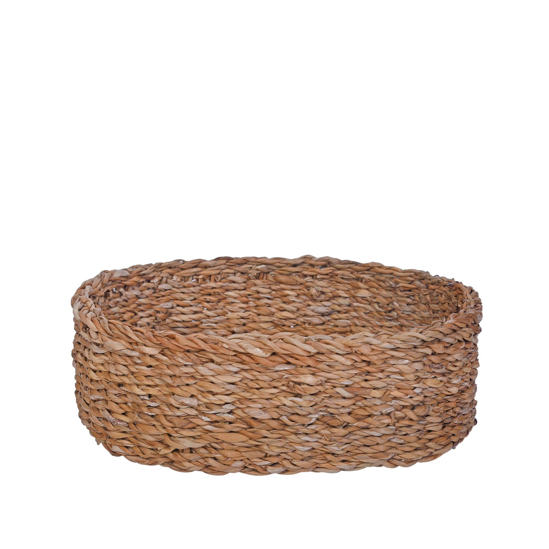 Brading round basket natural