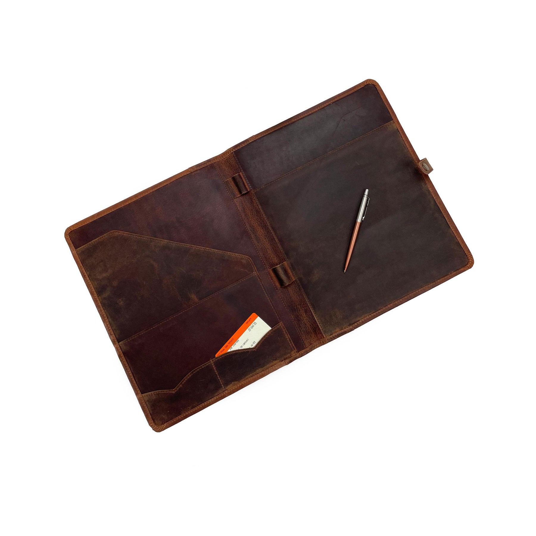 Buffalo Leather Document Portfolio