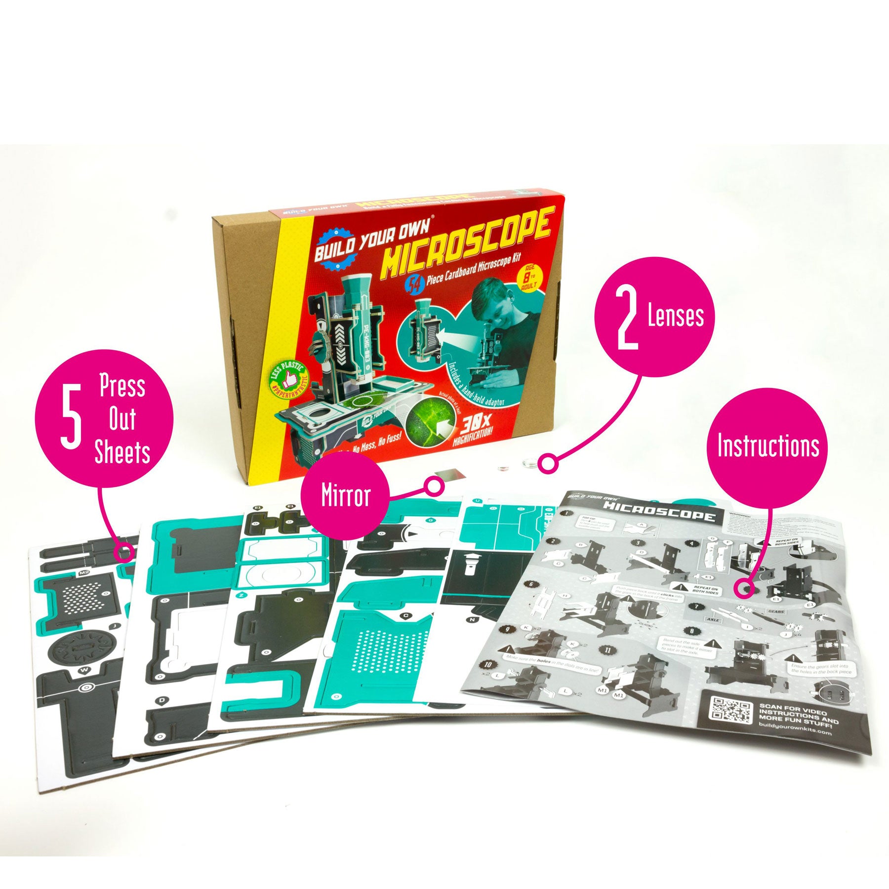 Build your own microscope kit