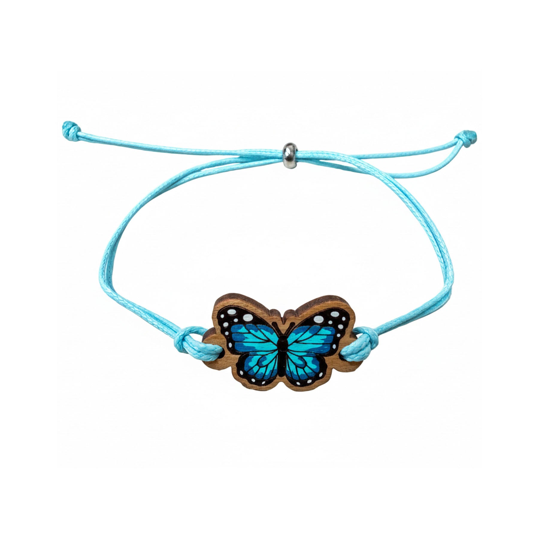 Blue butterfly bracelet