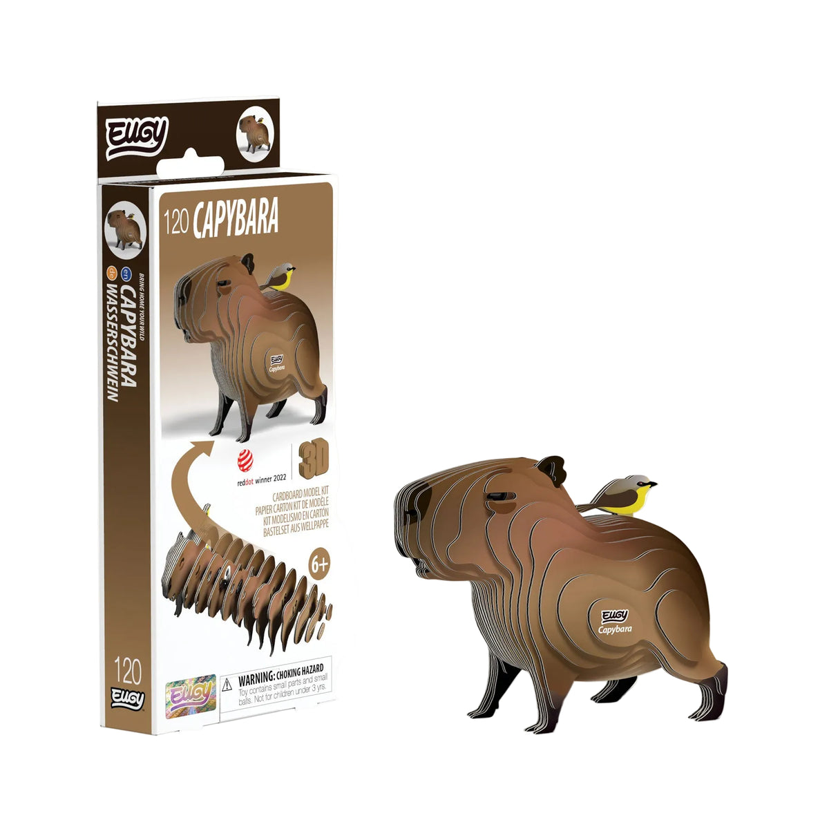 Capybara 3D model kit