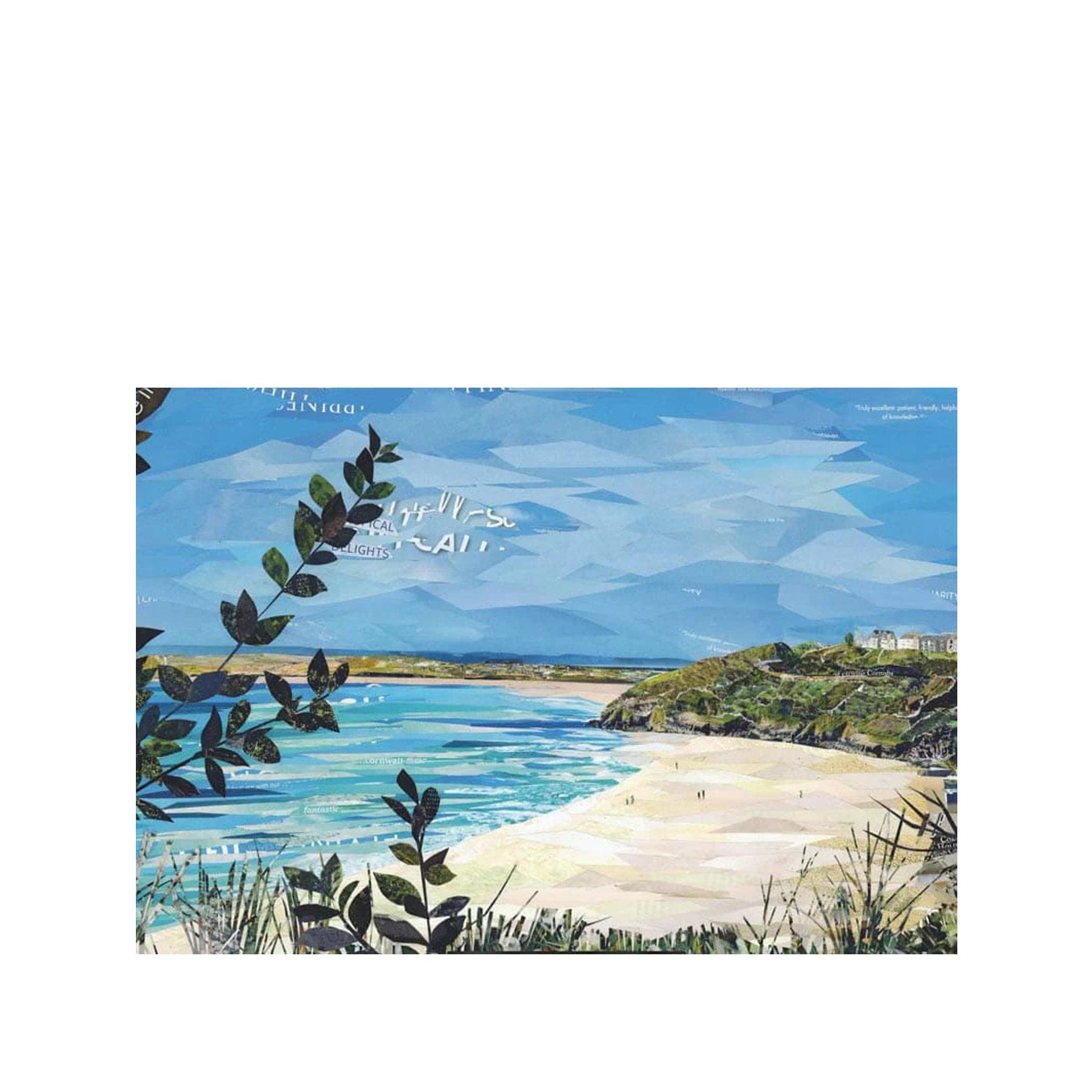 Carbis Bay St Ives greetings card