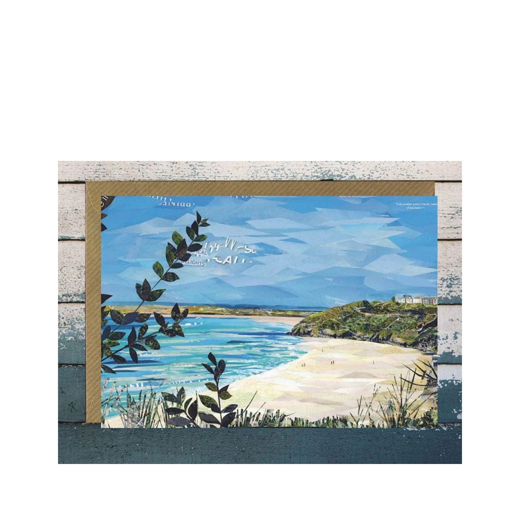 Carbis Bay St Ives greetings card