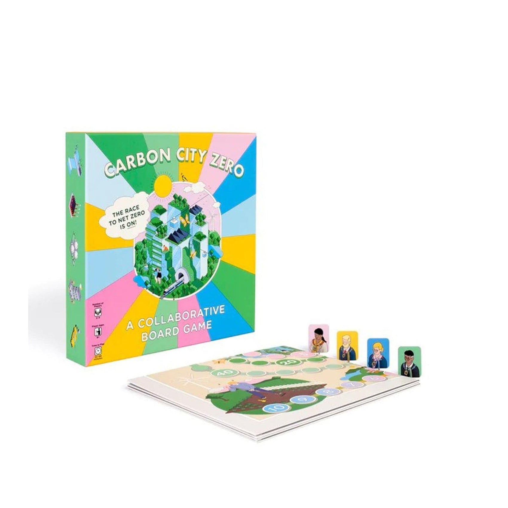 Carbon city zero board game