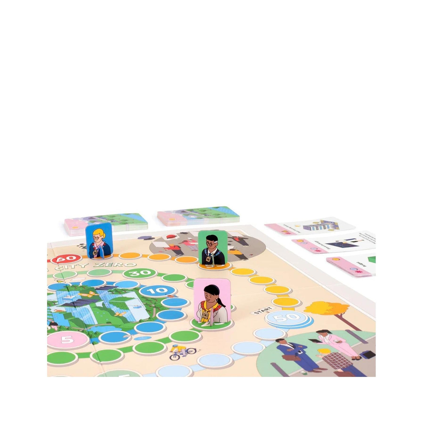 Carbon city zero board game