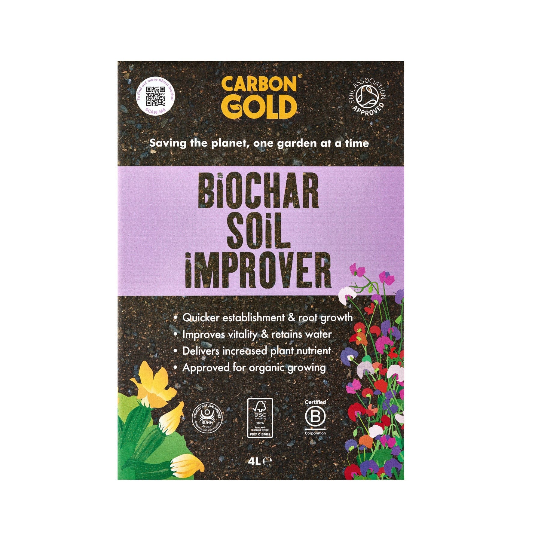 Biochar soil improver 4L