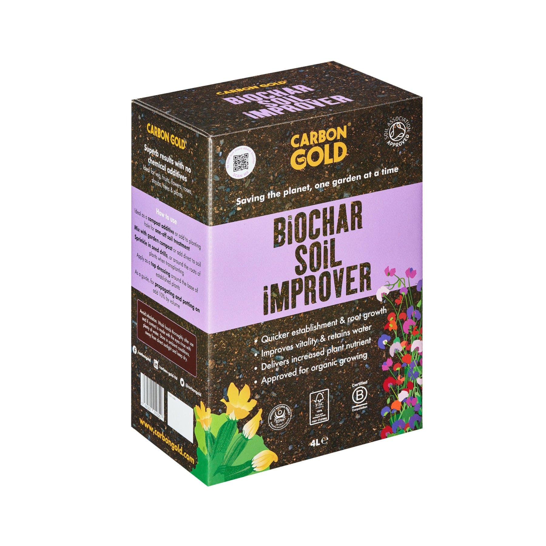 Biochar soil improver 4L