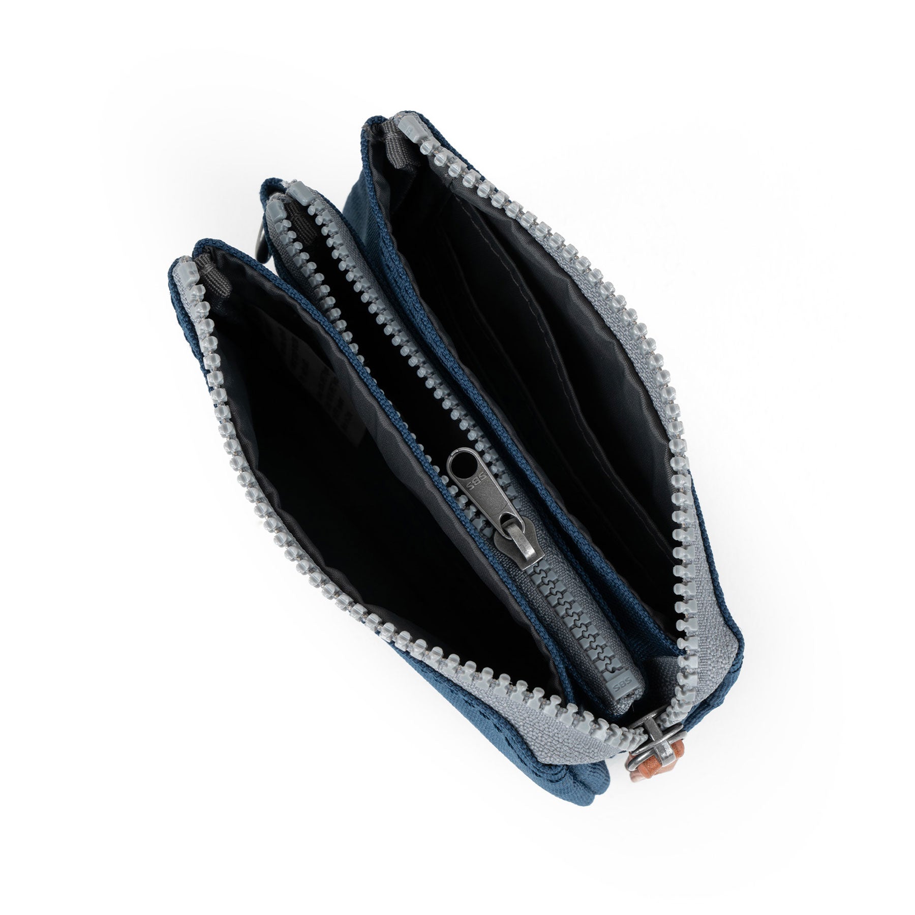 Carnaby deep blue recycled canvas wallet
