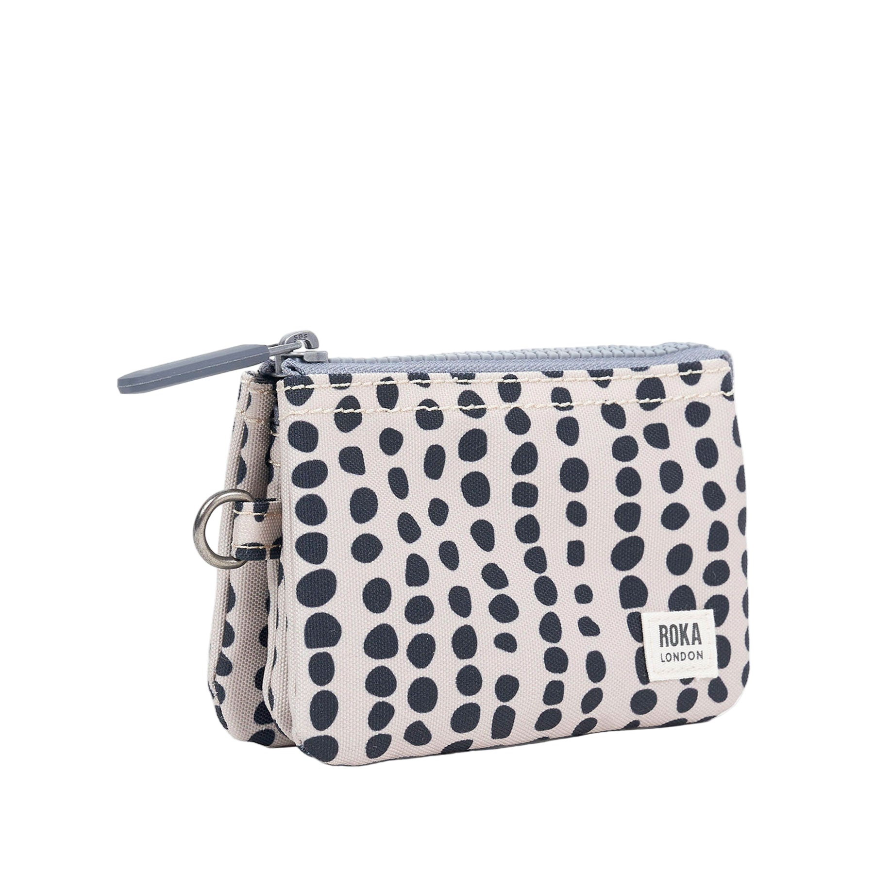 Carnaby linear dot recycled canvas wallet