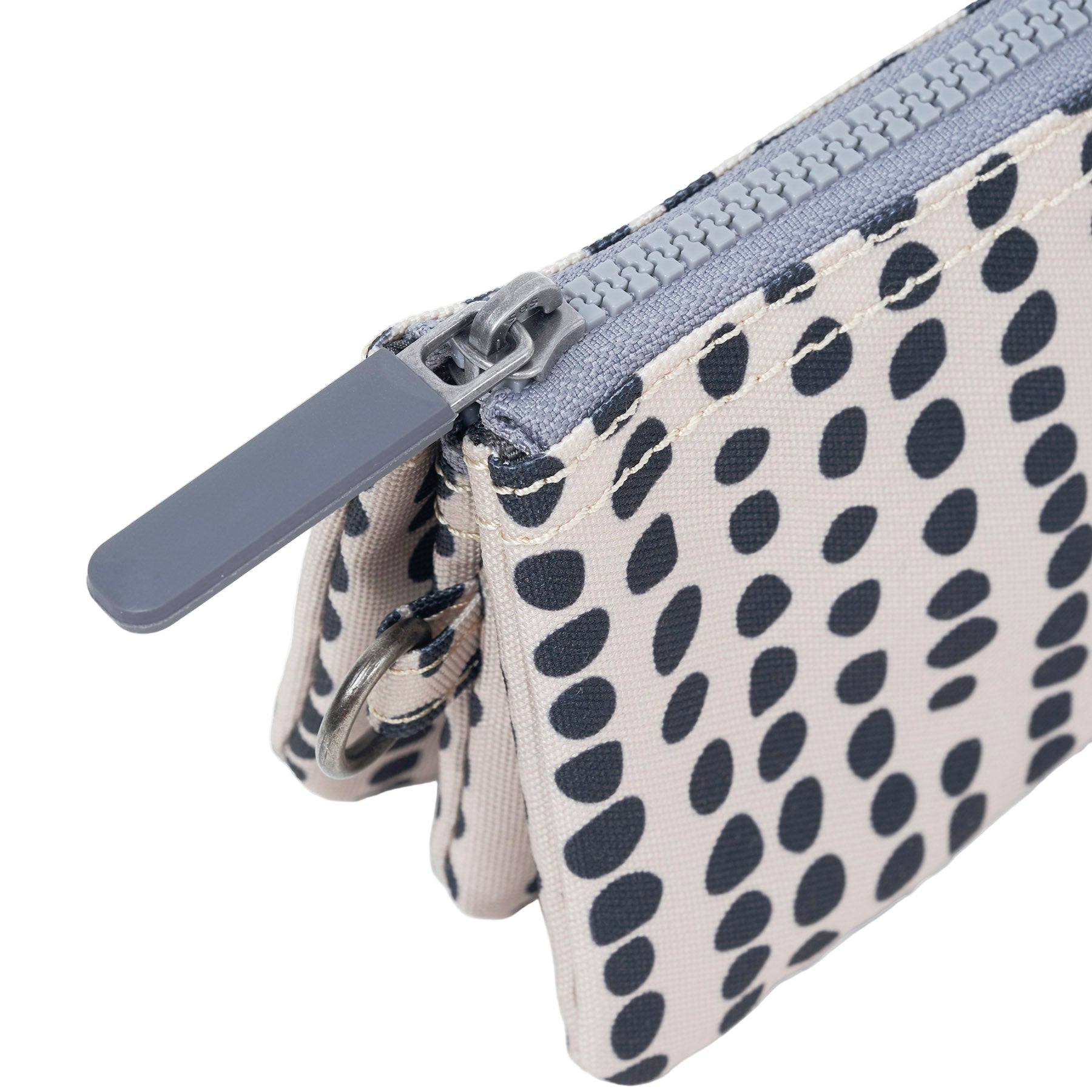 Carnaby linear dot recycled canvas wallet