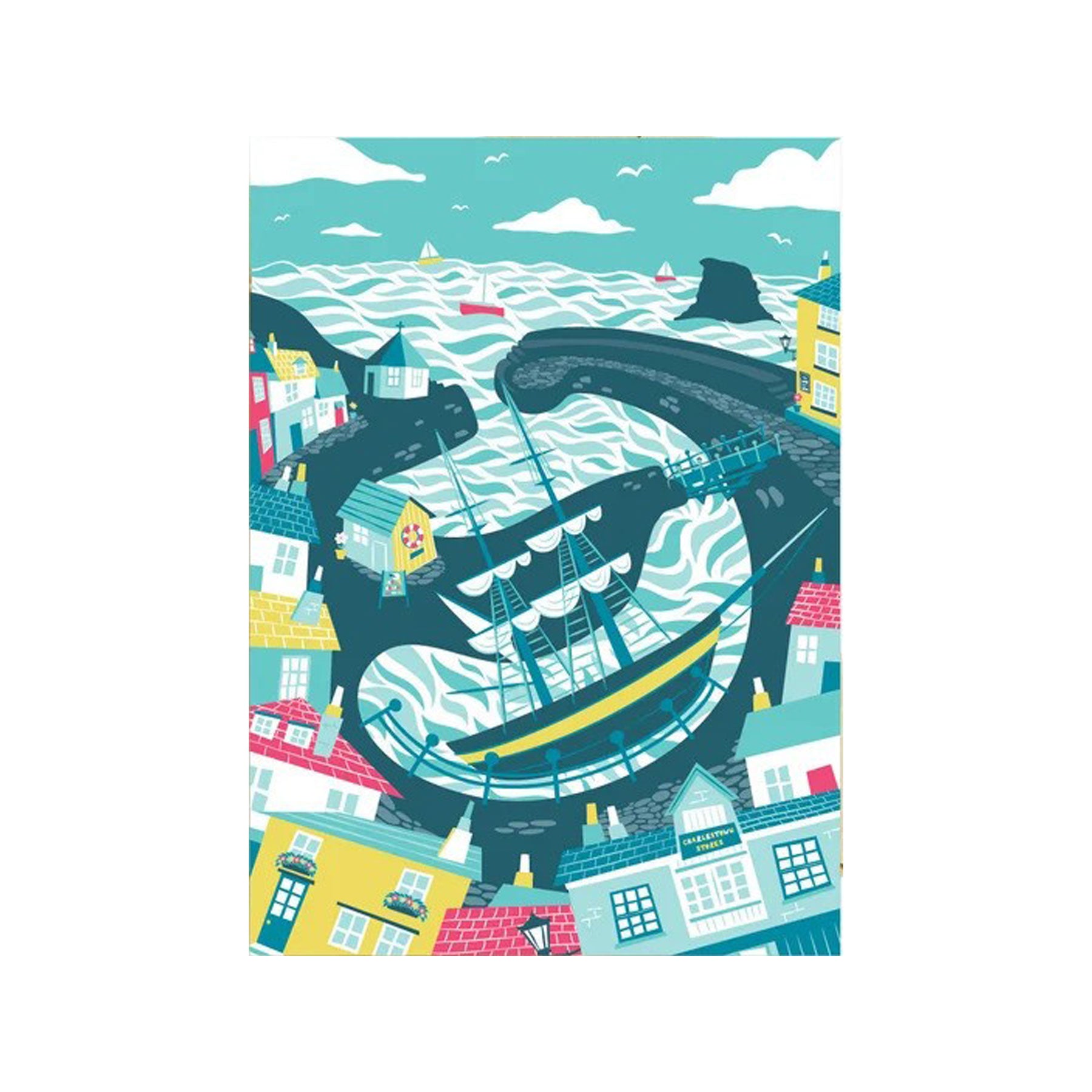 Charlestown greetings card