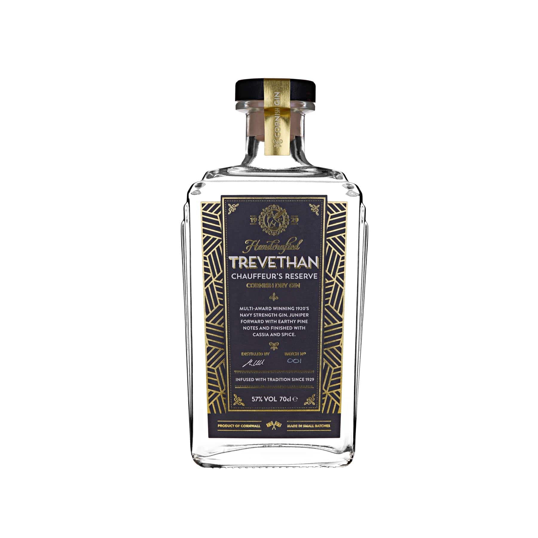 Chauffeur's reserve gin 70cl