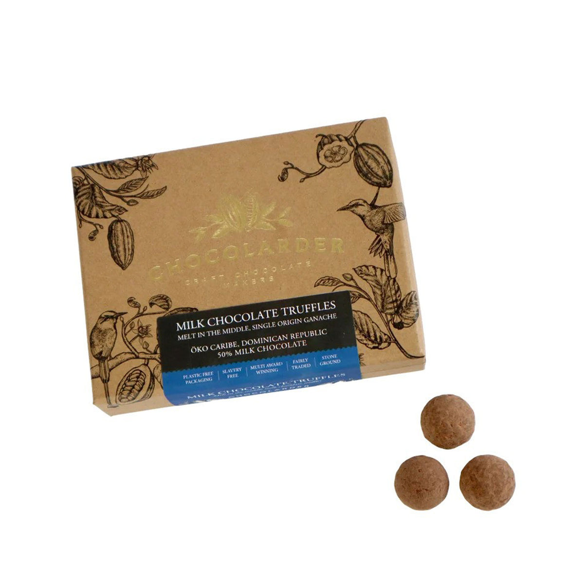 Milk chocolate truffles