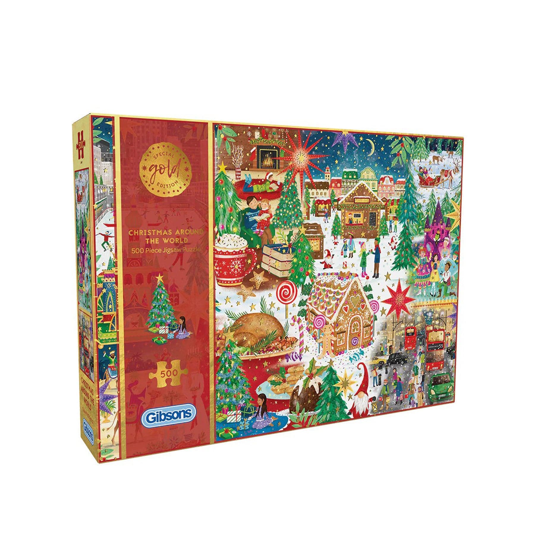 Christmas around the world 500 piece jigsaw puzzle