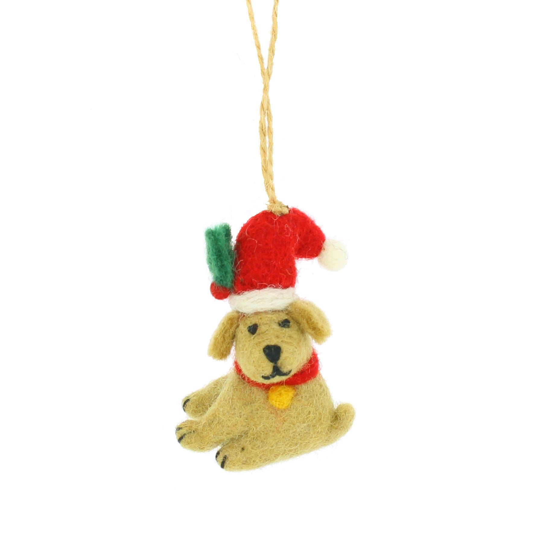 Christmas labrador hanging decoration