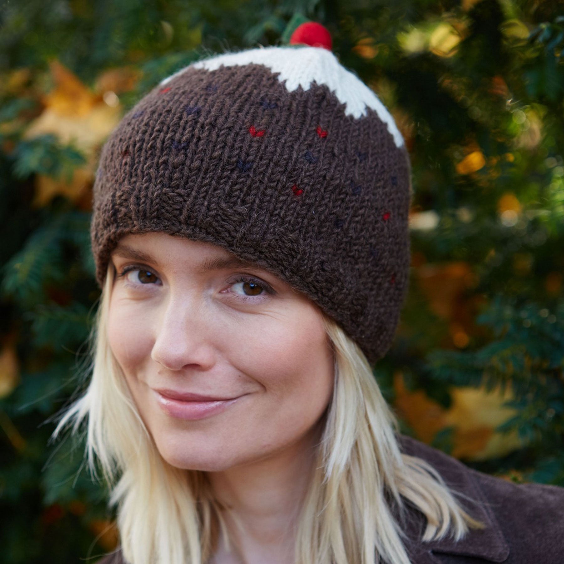 Christmas pudding hat