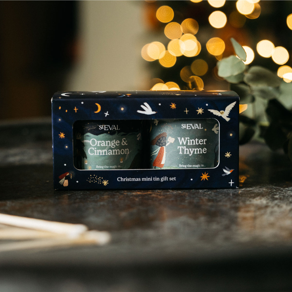 Christmas mini tin gift set