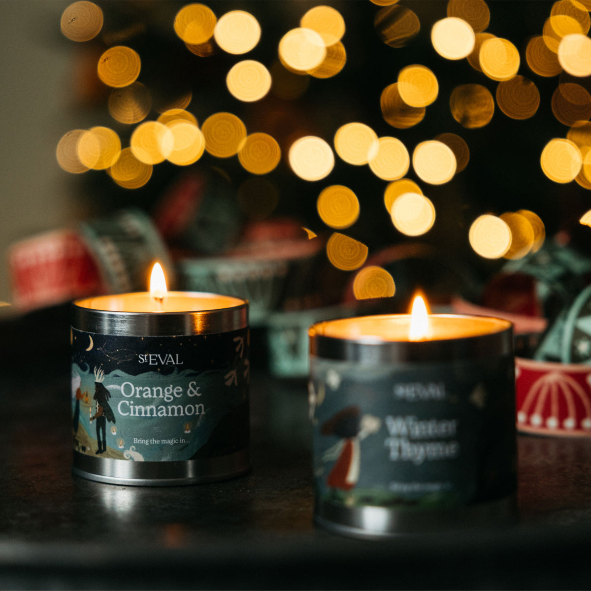 Christmas mini tin gift set