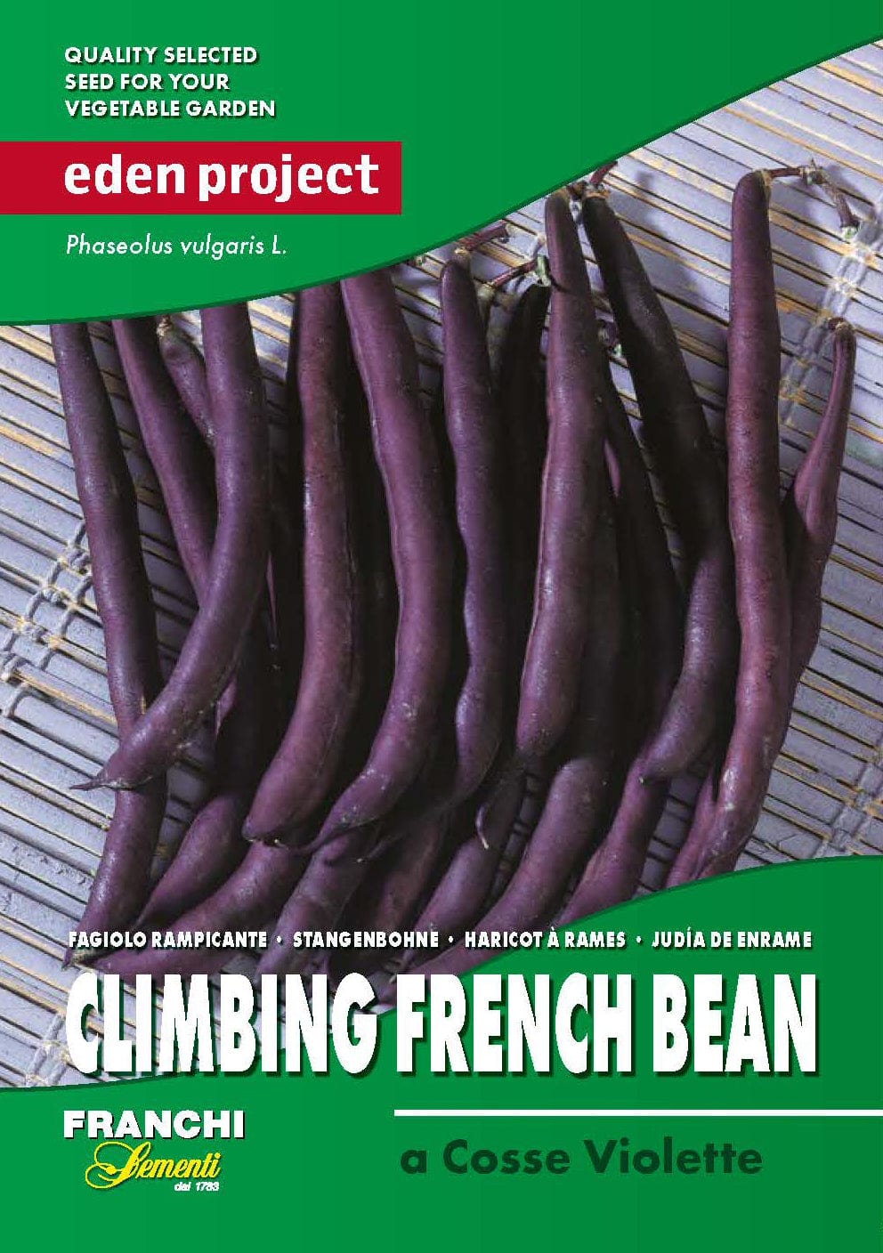 Eden purple bean cosse seeds