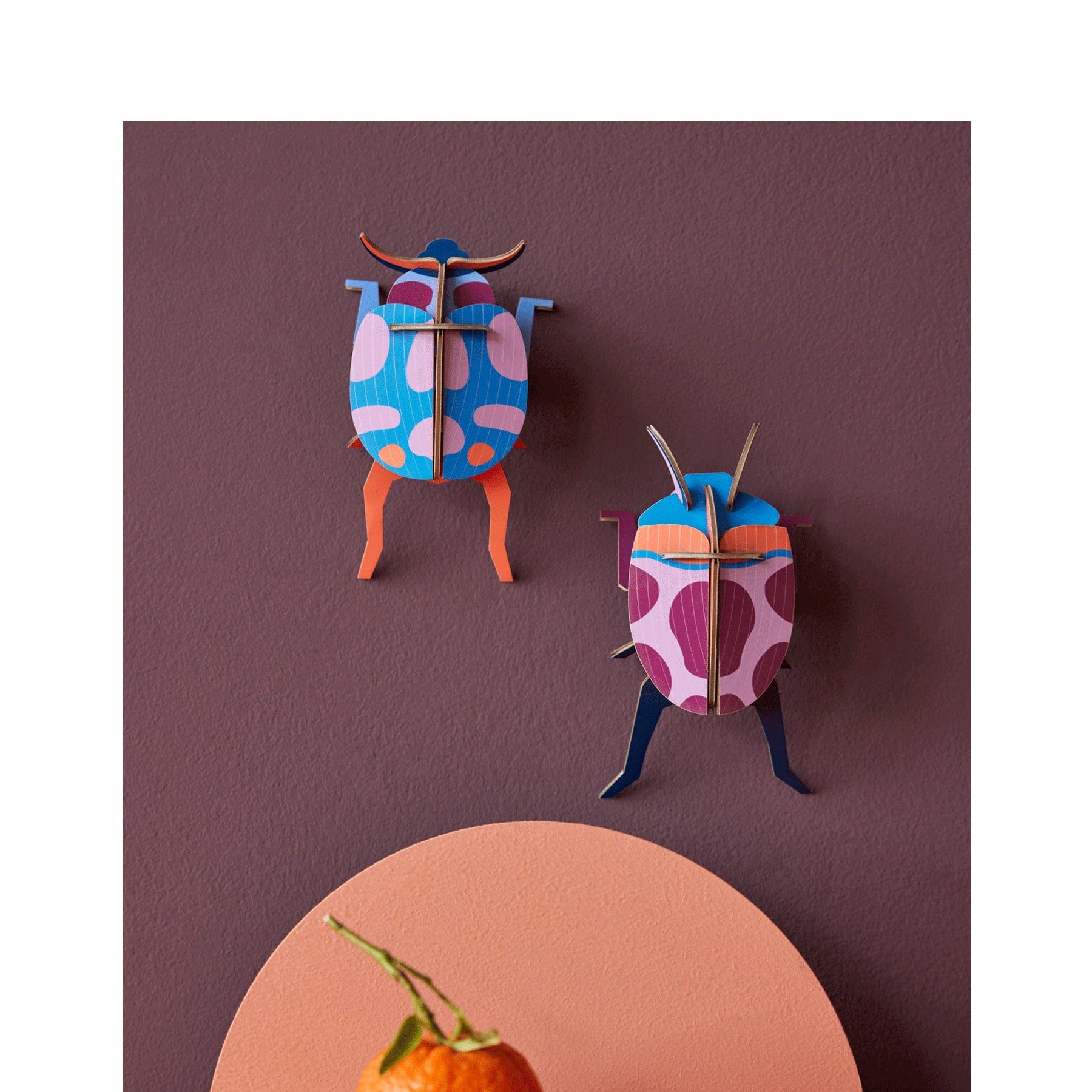 Coccinelle couple wall art