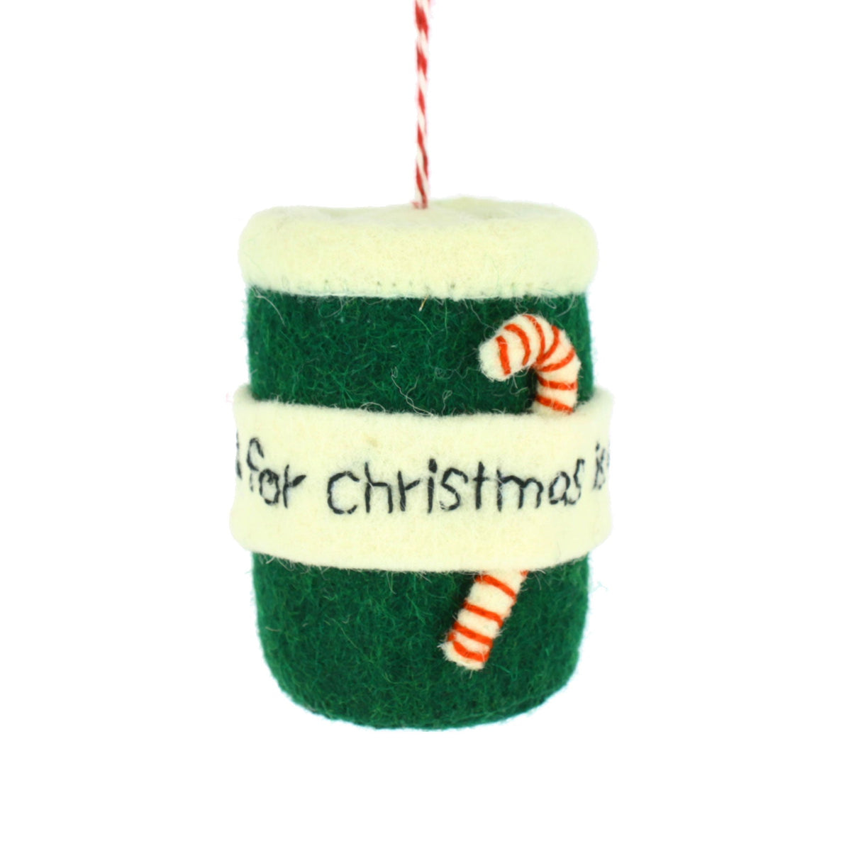Coffee "brew" cup hanging decoration