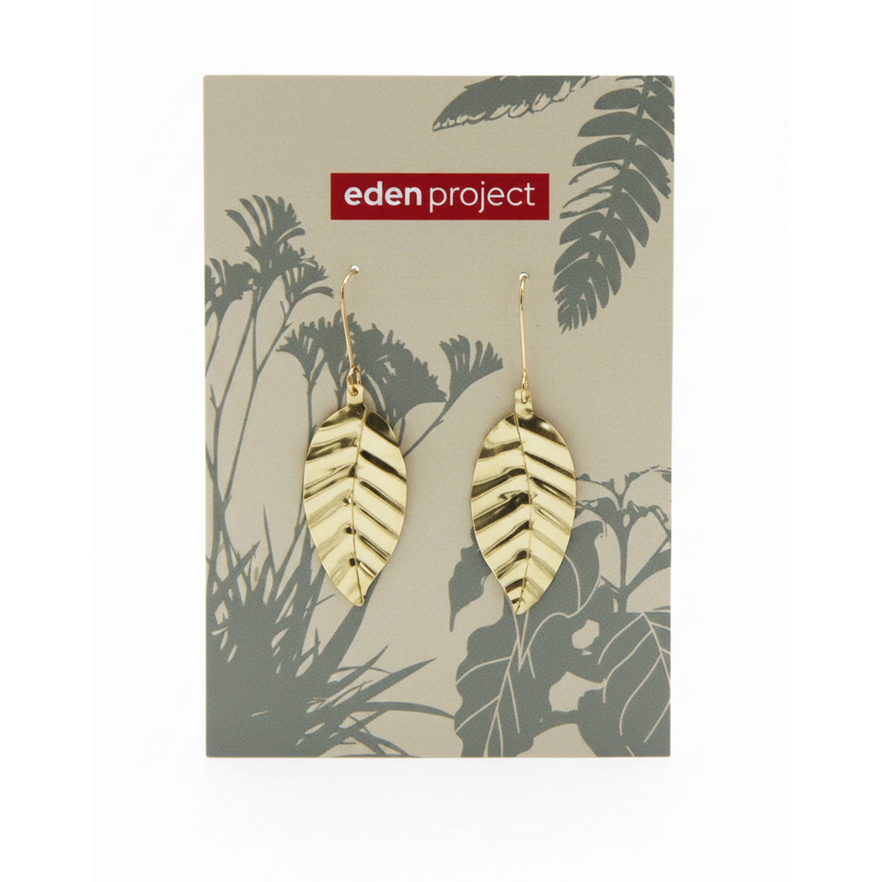 Coffee plant earrings