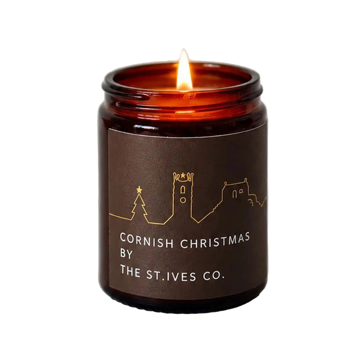 Cornish Christmas candle