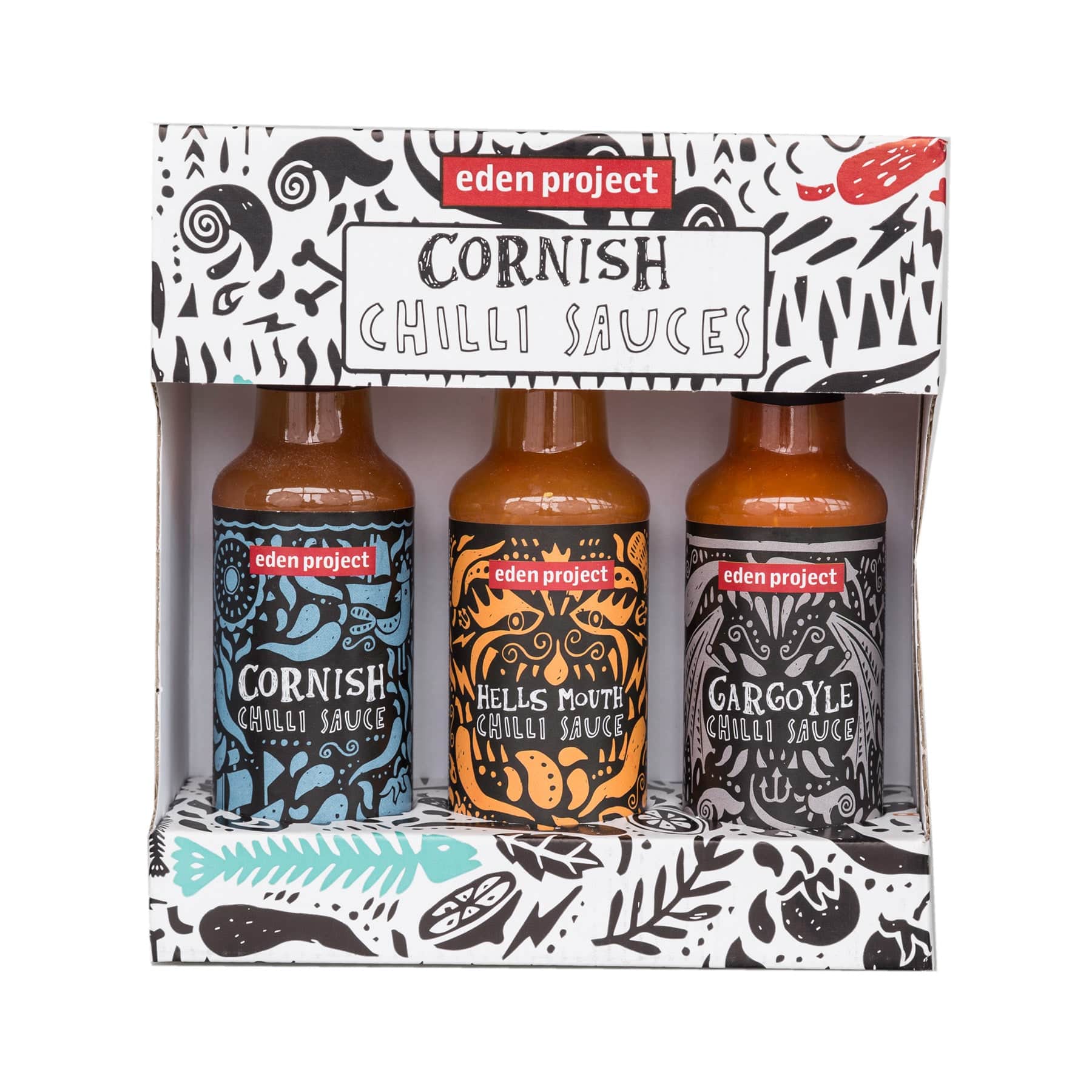 Cornish chilli sauce set - original