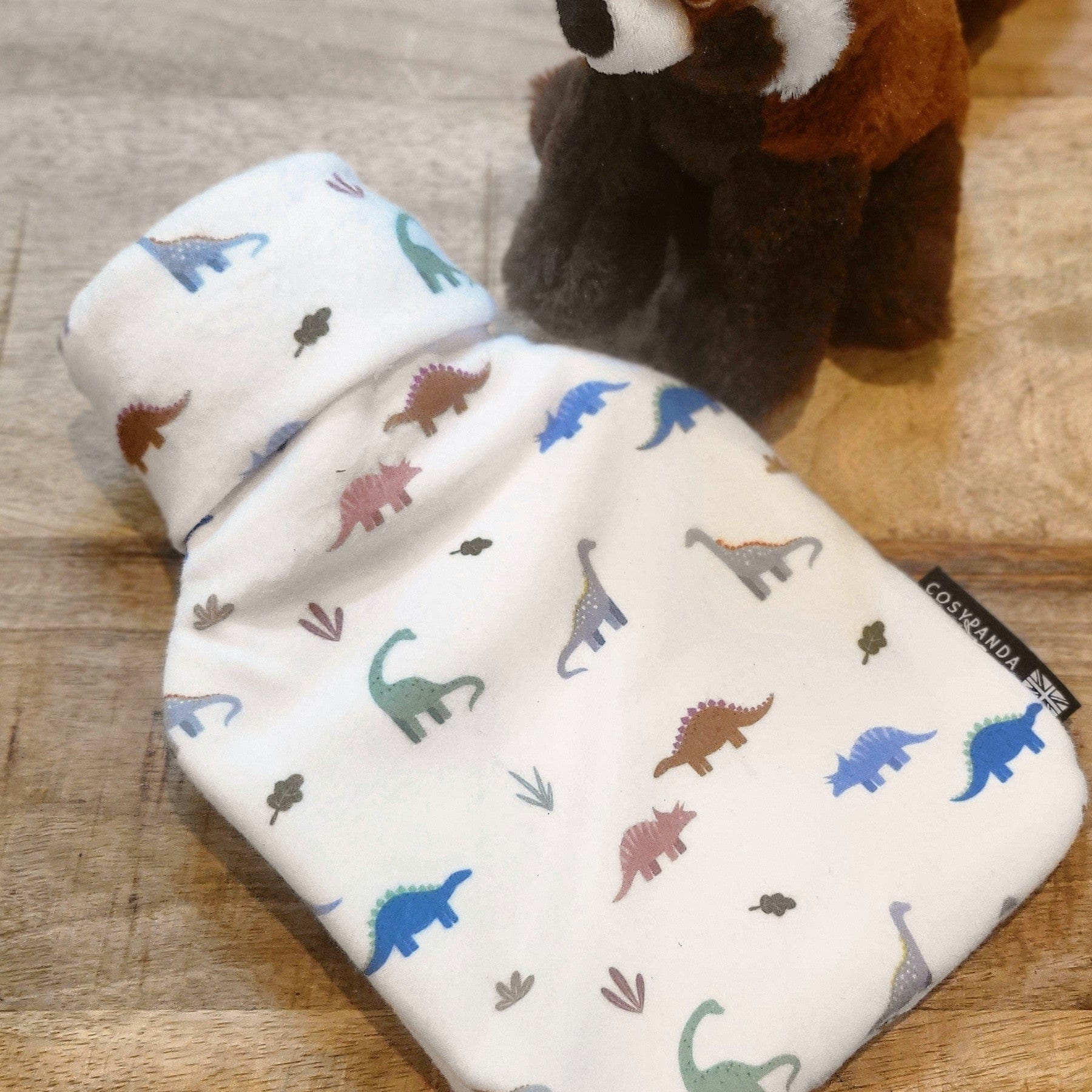 Children’s dinosaur print 1l hot water bottle