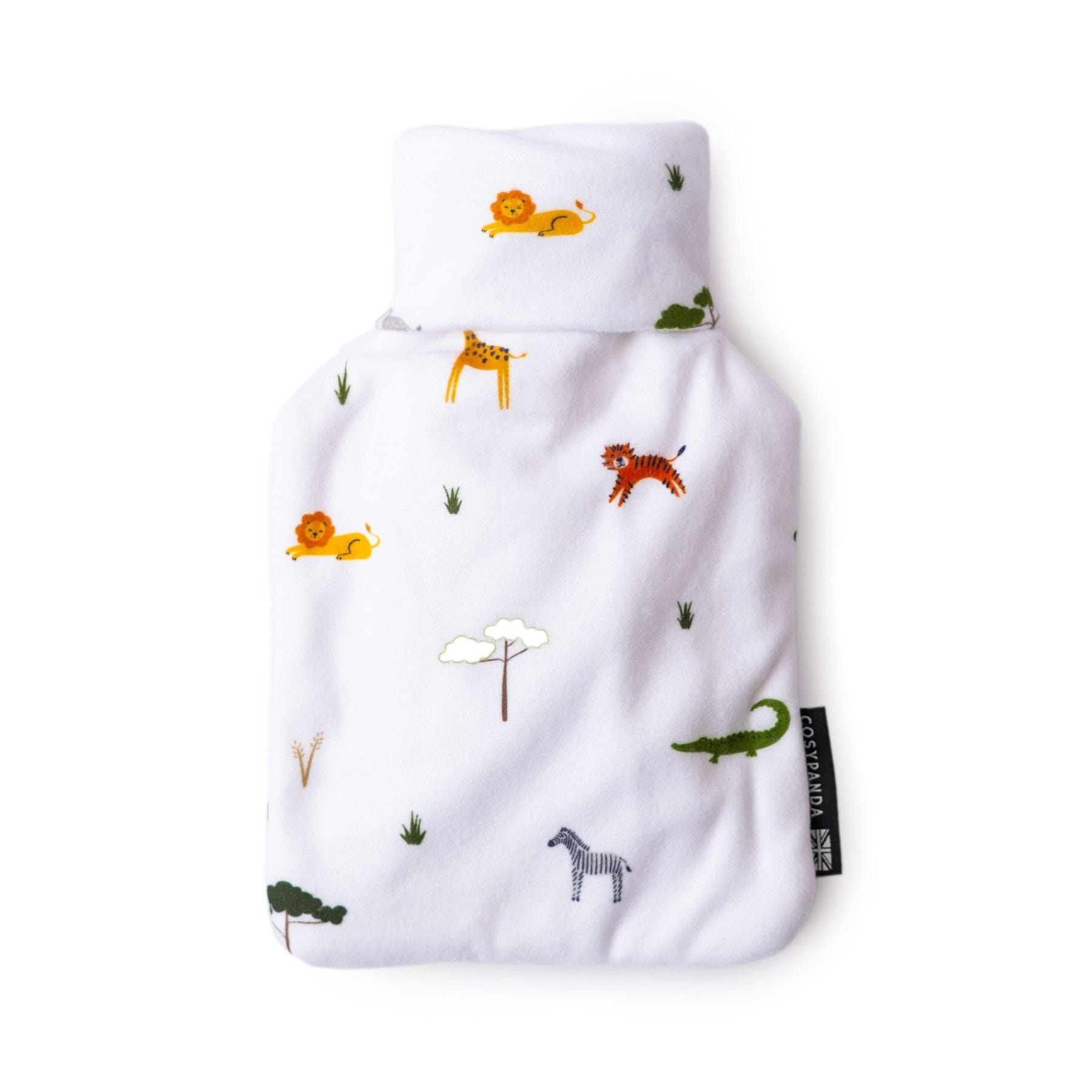 Children’s safari print 1l hot water bottle