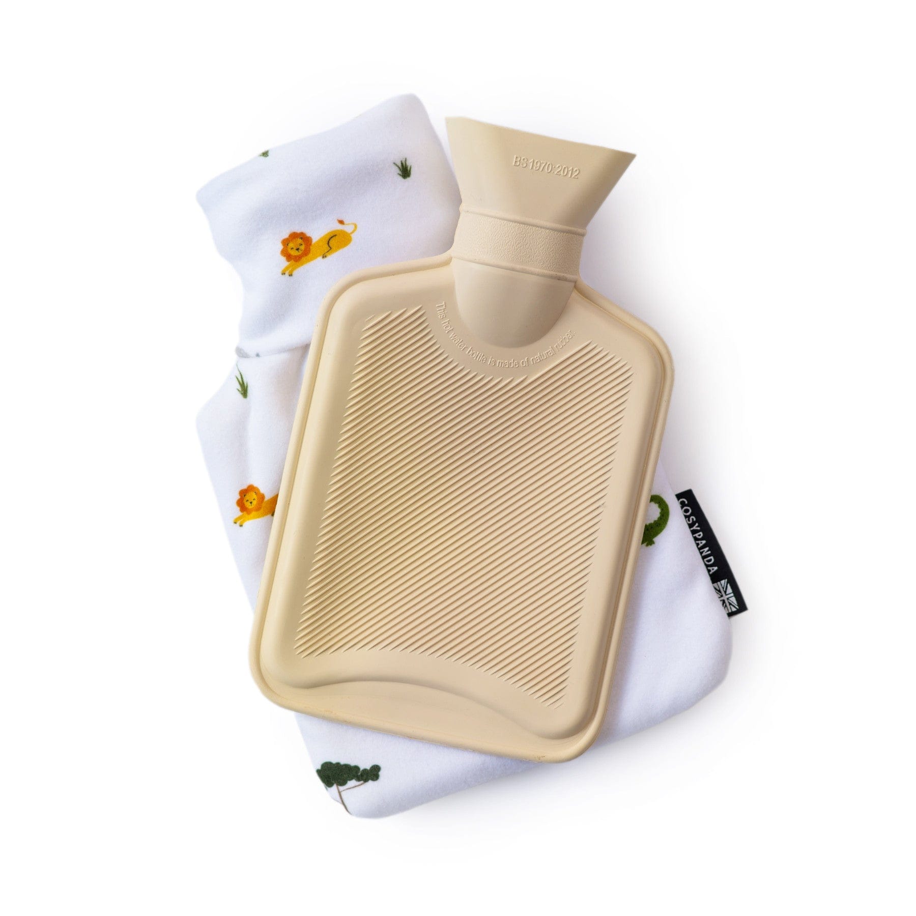 Children’s safari print 1l hot water bottle