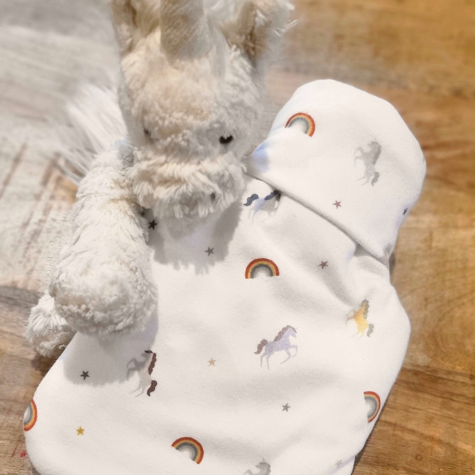 Children’s unicorn print 1l hot water bottle