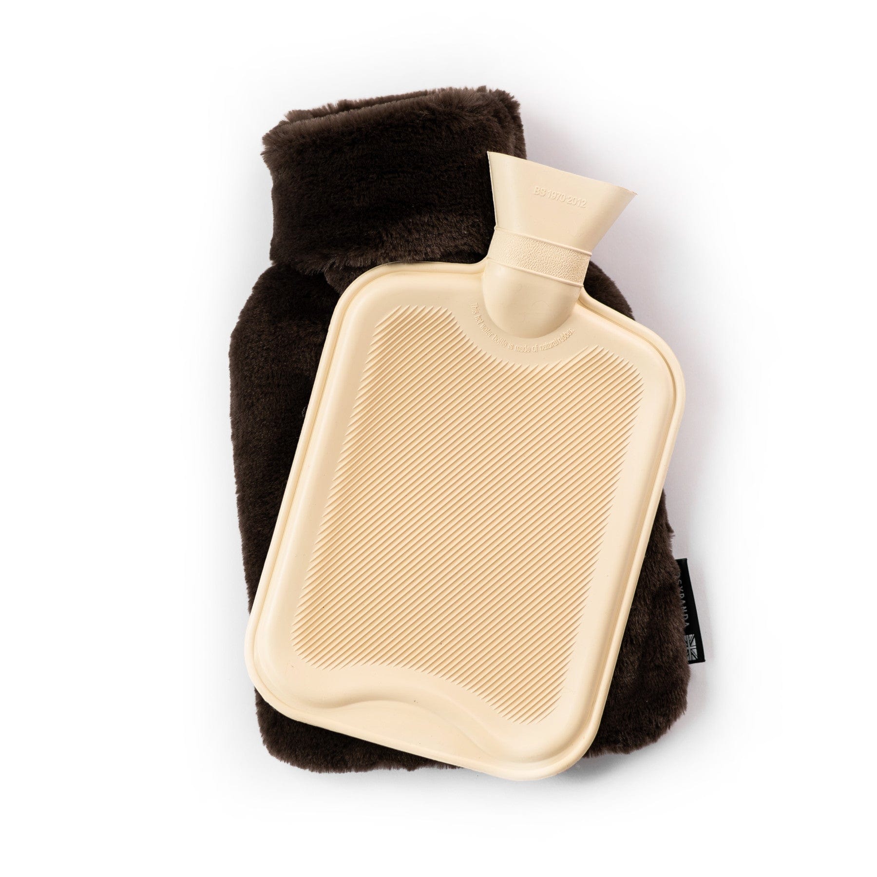 Dark chocolate hot water bottle