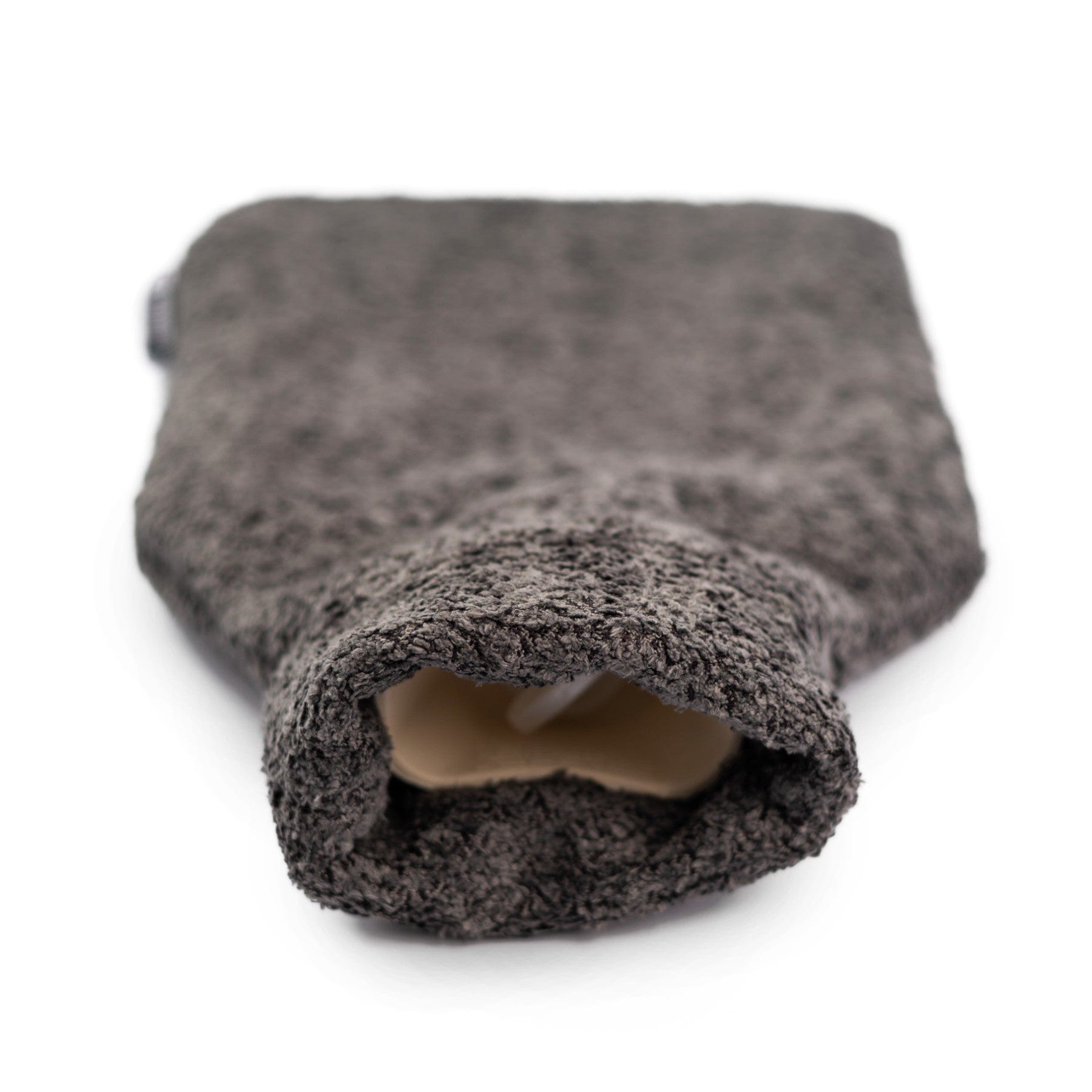 Graphite fleece hot water bottle