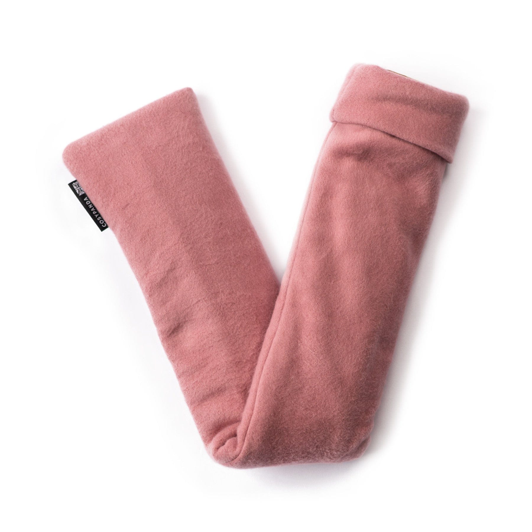 Long Organic Cotton Pink Hot Water Bottle