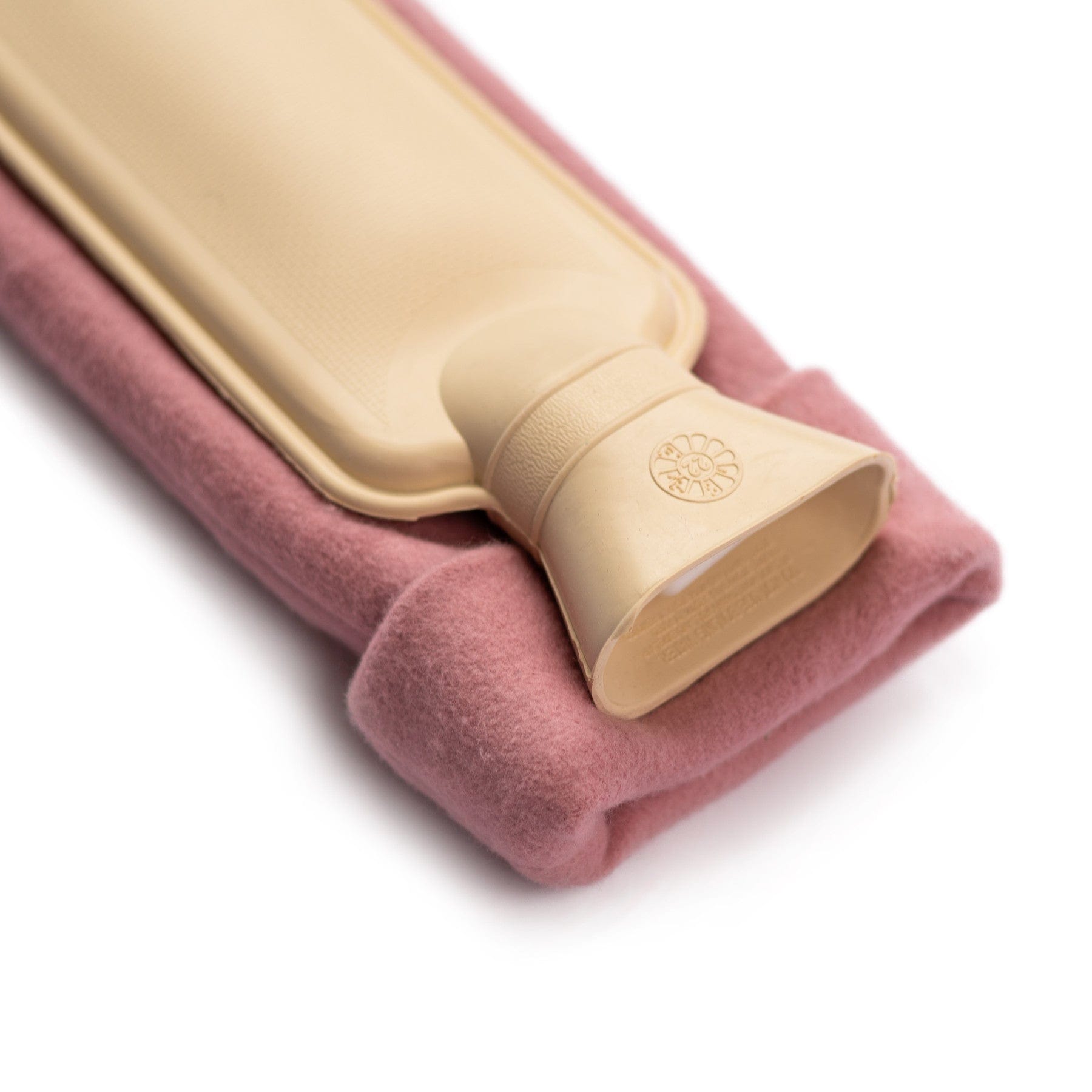 Long Organic Cotton Pink Hot Water Bottle