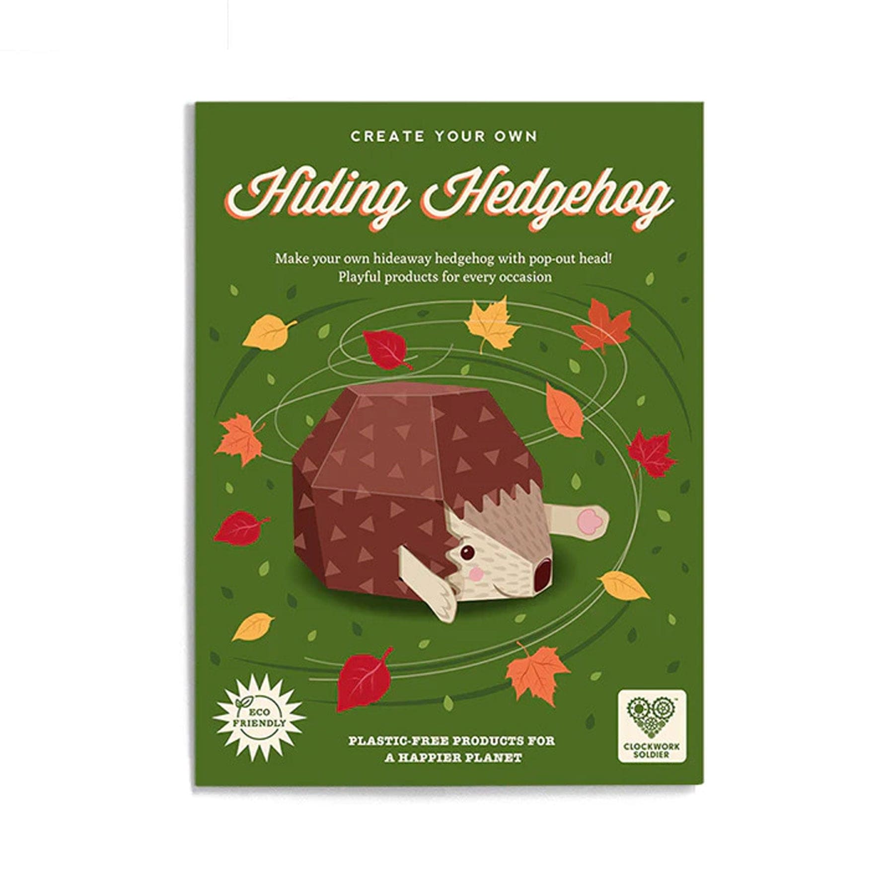 Create your own hiding hedgehog