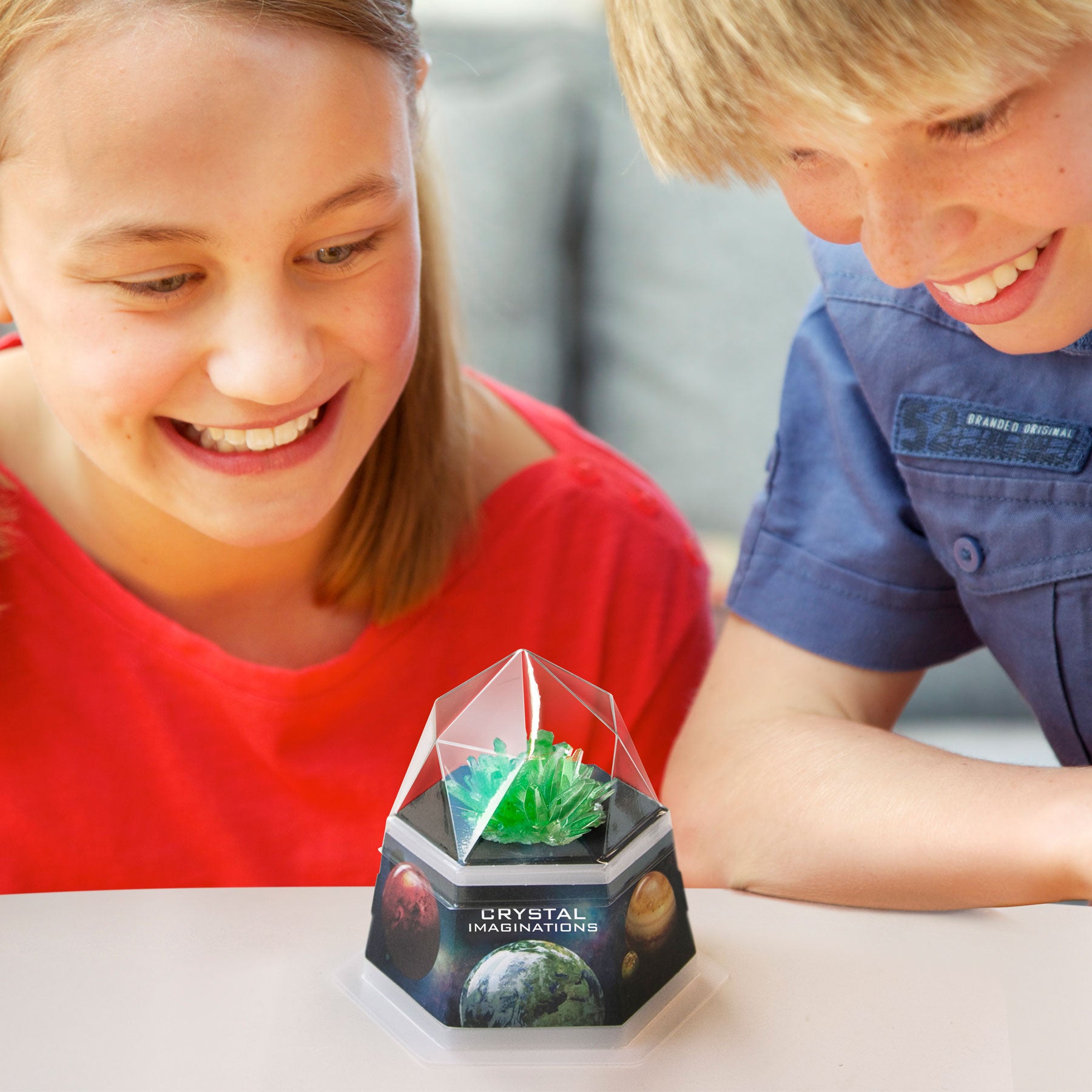 Crystal imagination crystal growing kit green