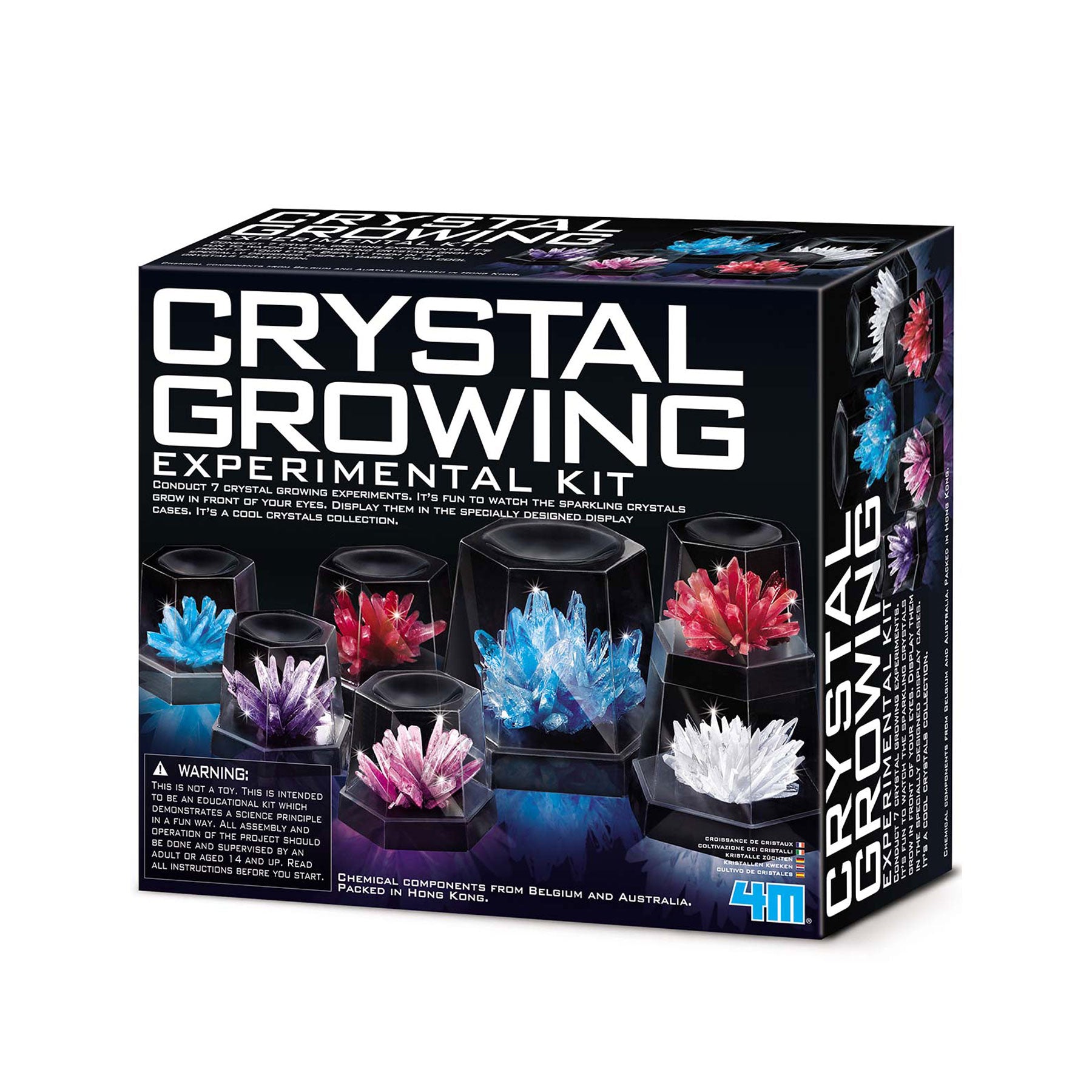 Crystal growing experimental kit