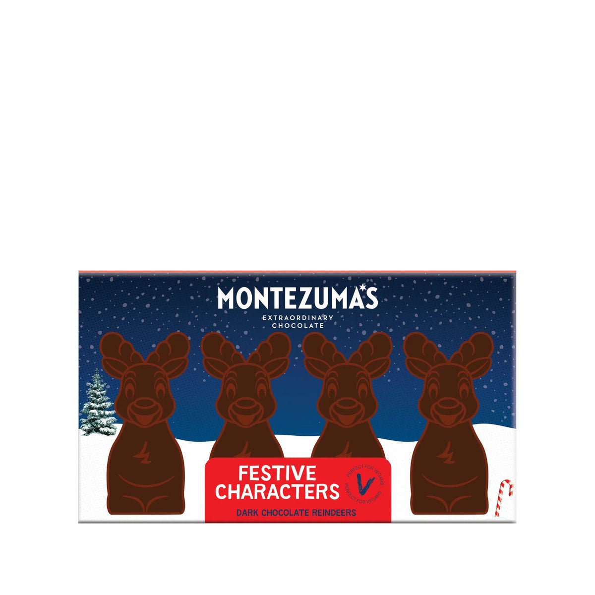 Dark chocolate reindeers characters 60g