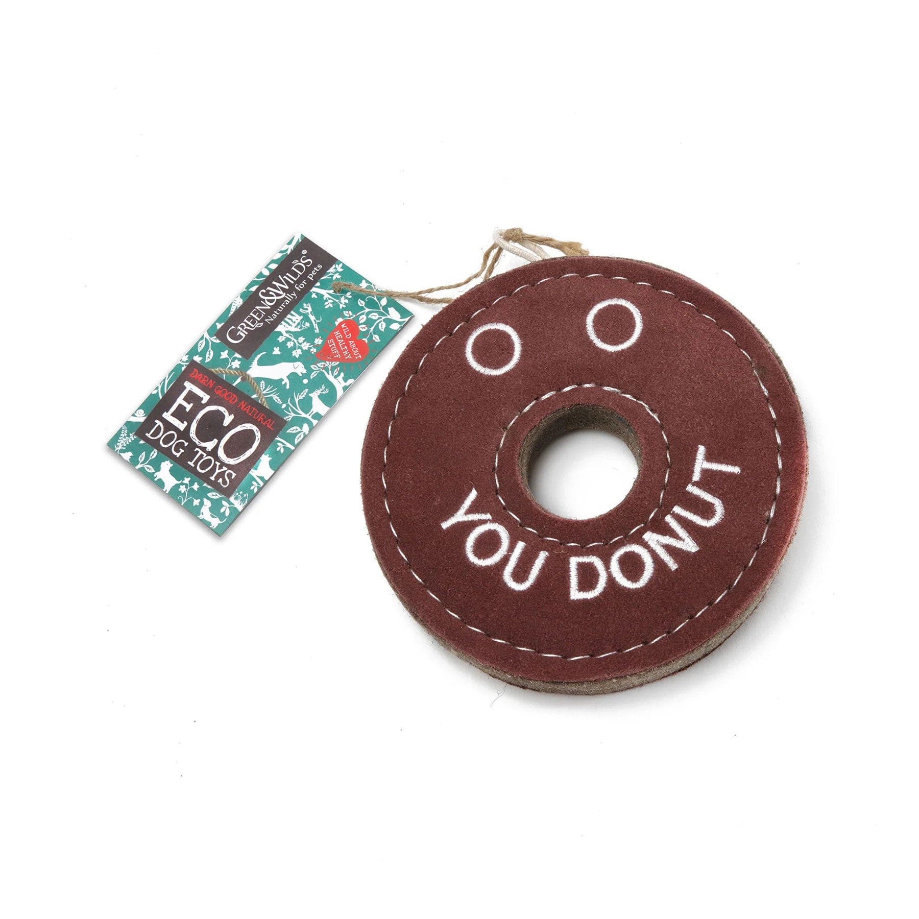 Derrick the donut eco pet toy