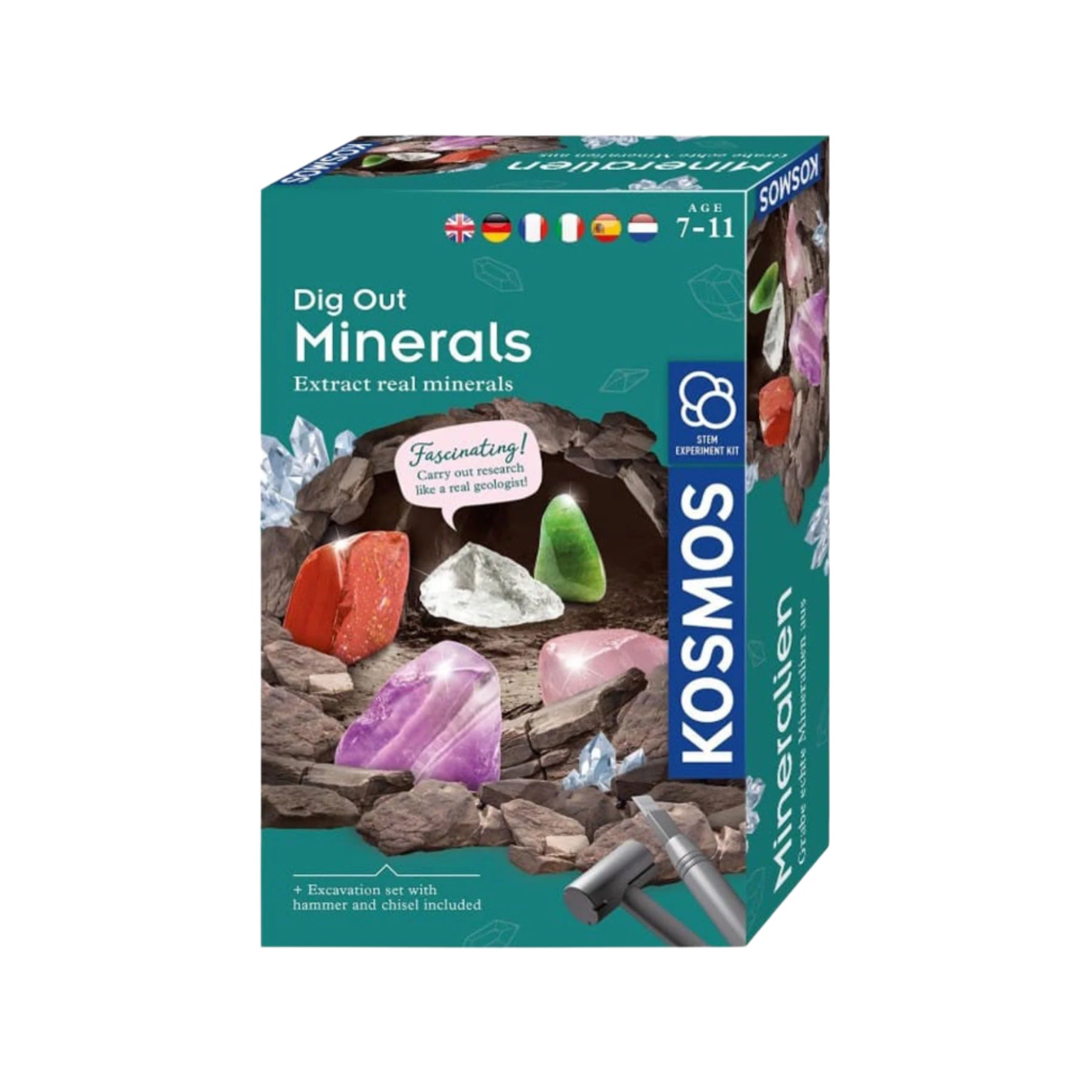 Dig out minerals