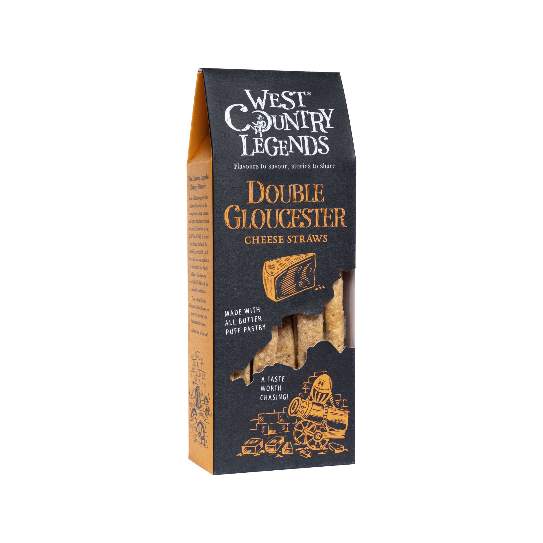 Double gloucester cheese straws 100g