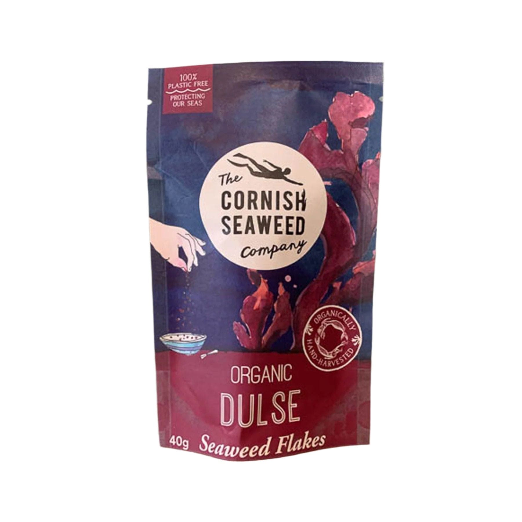 Organic dulse seaweed flakes 40g