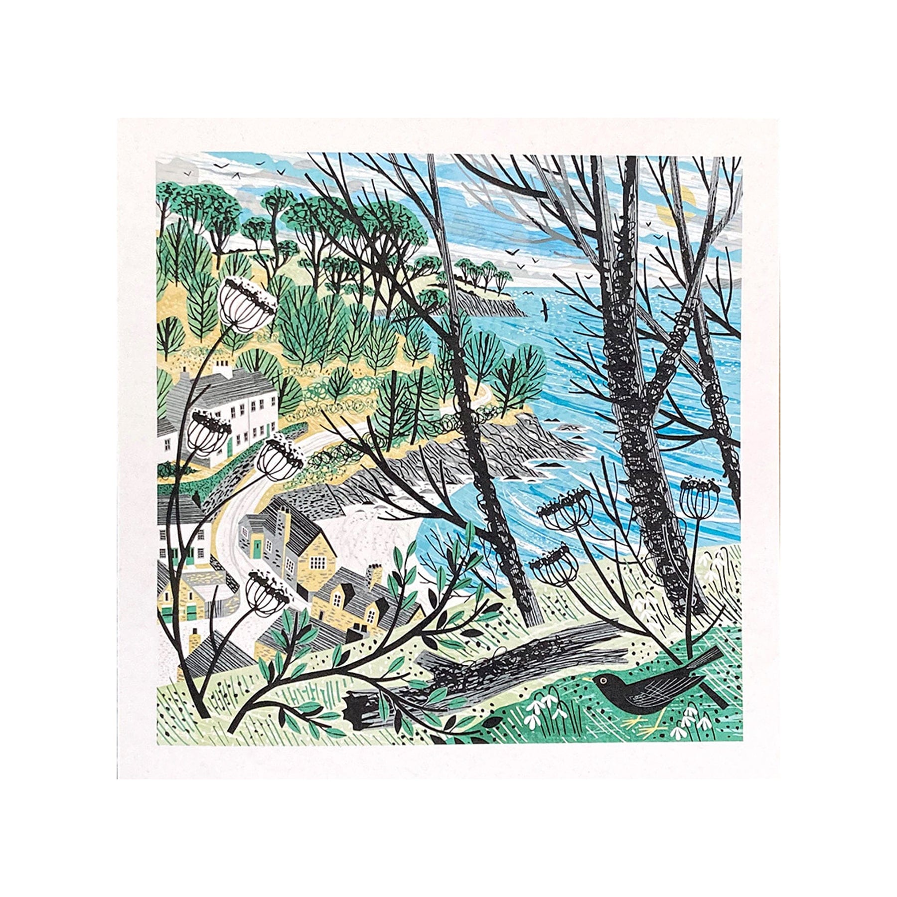 Durgan woods greetings card