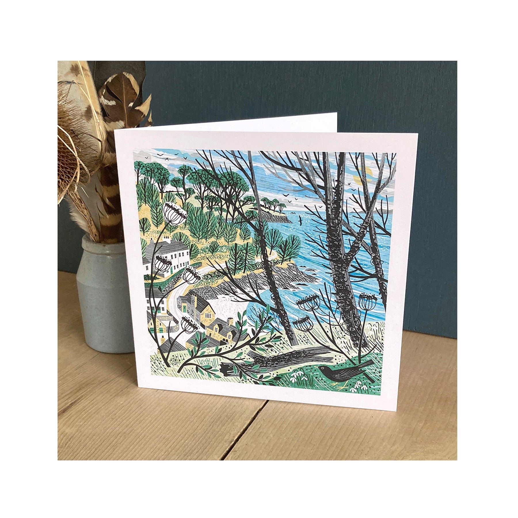 Durgan woods greetings card