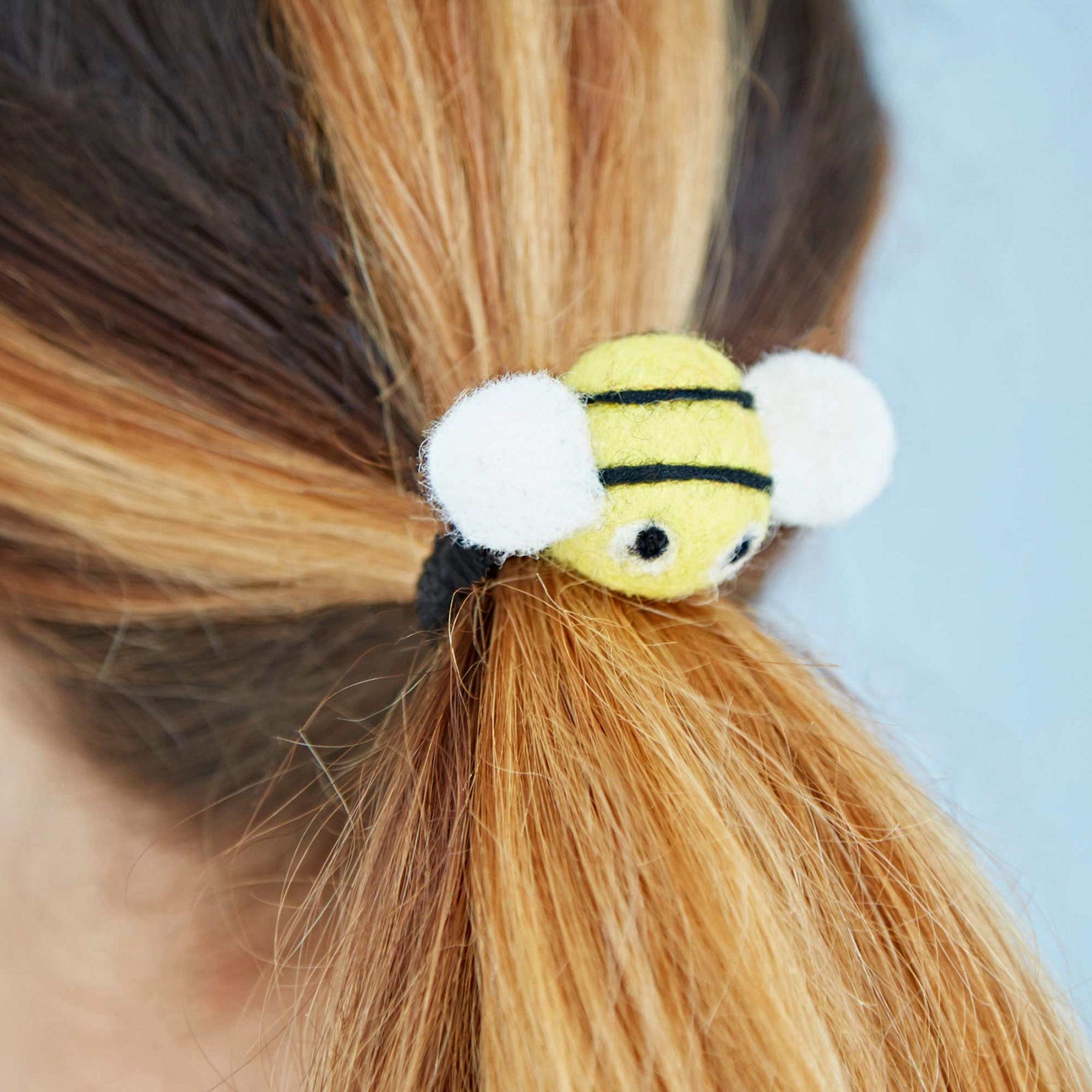 Felt bee hairband